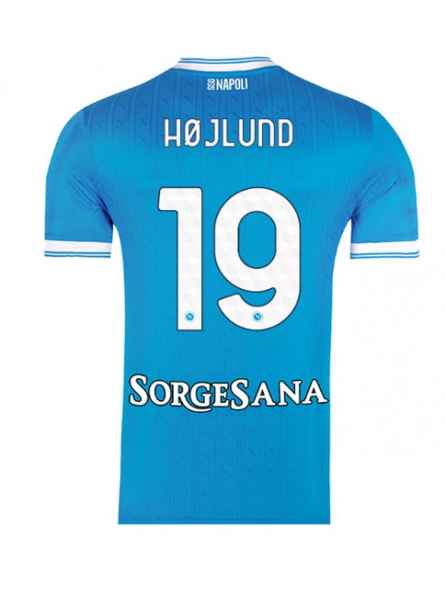 SSC Napoli Rasmus Hojlund #19 Heimtrikot 2025-26 Kurzarm SSC Napoli Rasmus Hojlund #19 Heimtrikot 2025-26 Kurzarm